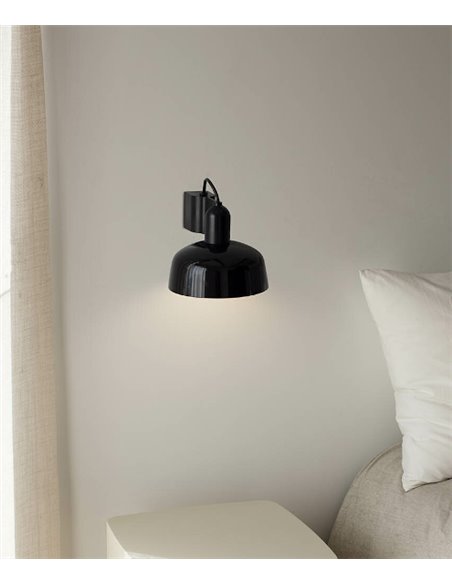 Aplique de pared Tatawin – Faro – Lámpara decorativa en blanco o negro
