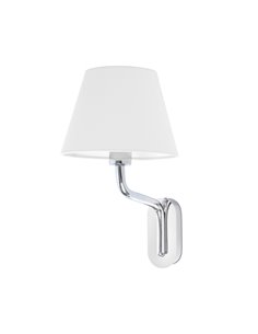Aplique de pared Eterna – Faro – Lámpara decorativa con pantalla de tela en 3 colores 2