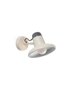 Lámpara de pared Snap – Faro – Diseño industrial en blanco o gris, pantalla orientable 2