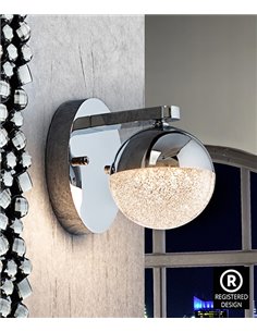 Lámpara de pared Sphere – Schuller – Diseño moderno, acabado cromo