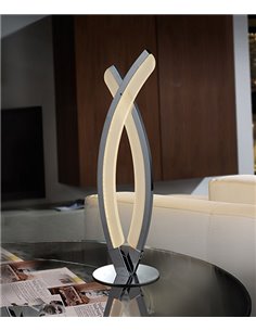 Lámpara de mesa Linur – Schuller – Diseño minimalista LED, acabado cromo