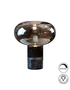 Lámpara de mesa Fungi – Schuller – Lámpara de mármol y tulipa de cristal soplado 2