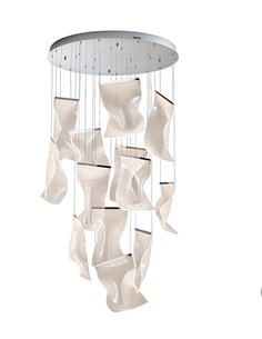 Lámpara colgante Velos II – Schuller – Pantallas de metacrilato microimpreso 2