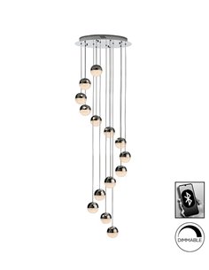 Lámpara colgante Sphere – Schuller – Lámpara de diseño, 14 luces LED regulable 2