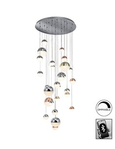 Lámpara colgante Sphere – Schuller – Lámpara bola decorativa, 27 luces 2