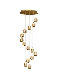 Lámpara colgante Rocío – Schuller – Diseño decorativo, lámpara de 14 luces 2