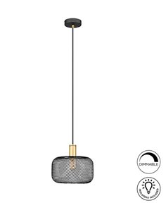 Lámpara colgante Osiris – Schuller – Diseño vintage con tulipa de malla 2