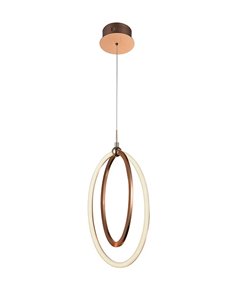 Lámpara colgante Ocellis – Schuller – Lámpara decorativa LED, acabado oro rosa 2