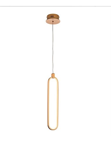 Lámpara colgante Colette – Schuller – Lámpara moderna LED, disponible en cromo y oro rosa