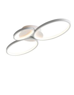 Plafón de techo Sios – Schuller – Lámpara LED blanca, diseño minimalista 2