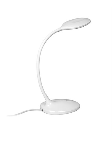 Lámpara de escritorio Scoop – Schuller – Brazo flexible, LED regulable