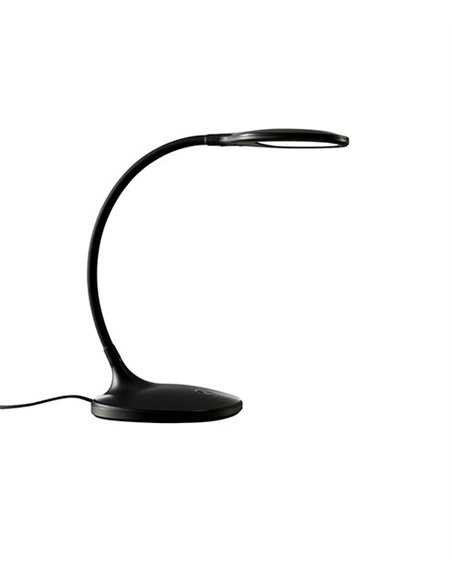 Lámpara de escritorio Scoop – Schuller – Brazo flexible, LED regulable