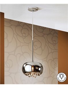 Lámpara colgante Argos – Schuller – Diseño decorativo con pantalla de cristal