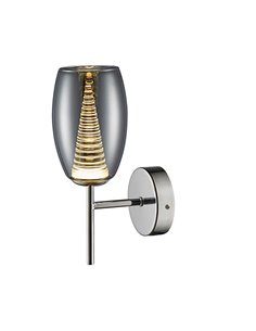 Aplique de pared Nebula – Schuller – Doble tulipa de cristal espejado 2