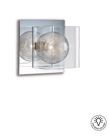 Aplique de pared Eclipse – Schuller – Lámpara de cristal decorativa