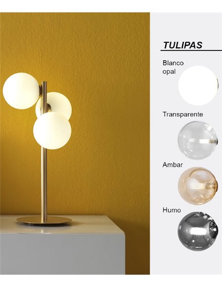 Lámpara de mesa Top - Anperbar – Diseño minimalista, 2/3 luces