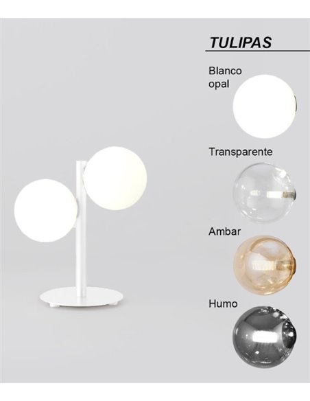 Lámpara de mesa Top - Anperbar – Diseño minimalista, 2/3 luces