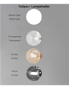 Lámpara colgante Top - Anperbar – Diseño redondo tipo bola, disponible en varias opciones 2