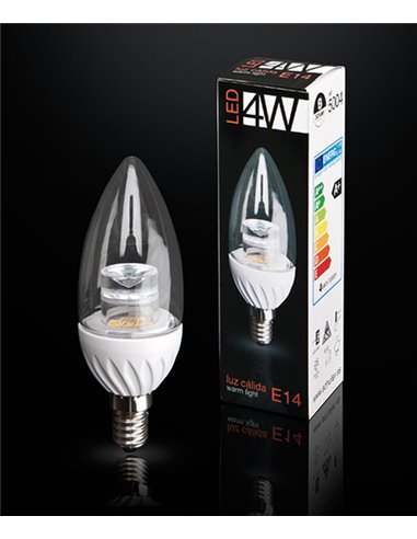 Bombilla Vela E14 – Schuller – LED 4W 320 lm 270º