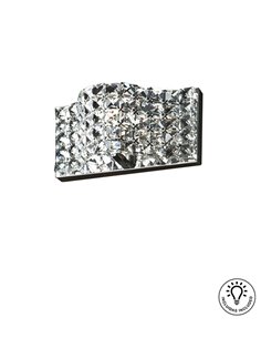 Aplique de pared Onda – Schuller – Pantalla de malla de cristales 2