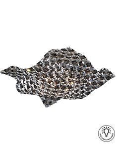 Plafón de techo Satén – Schuller – Disponible en 2 tamaños, Lámpara LED de cristal 2