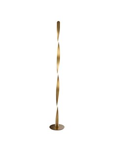 Lámpara de pie Twist – Schuller – Diseño minimalista dorado, lámpara LED 2