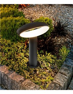 Baliza de exterior Vilo - Schuller - Lámpara para jardín en gris oscuro
