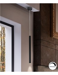 Lámpara colgante Varas – Schuller – Diseño minimalista tubular, LED regulable