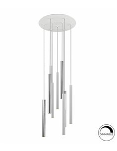 Lámpara colgante Varas – Schuller – Lámpara minimalista con 9 tulipas tubulares 2