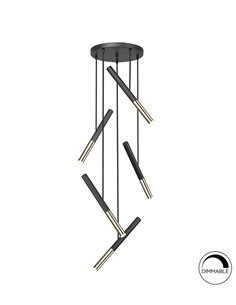 Lámpara colgante Edna – Schuller – Lámpara LED regulable, 5 luces 2