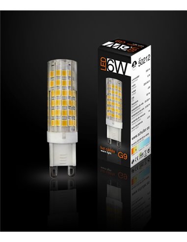 Bombilla G9 – Schuller – LED 6W 3000K 550 lm