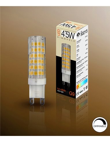 Bombilla G9 – Schuller – LED Dimable 4,5W 470 lm 3000K