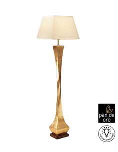 Lámpara de pie Deco – Schuller – Diseño elegante con pantalla textil símil seda 2