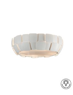 Plafón de techo Quios – Schuller – Lámpara decorativa, acabado blanco roto 2