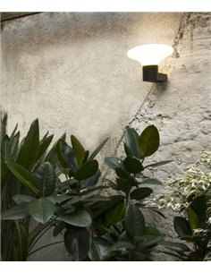 Aplique de pared de exterior Blubs – Faro – Gris oscuro, IP44