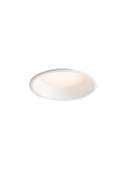 Lámpara empotrable Son – Faro – Downlight de techo blanco, LED 4000K, Ø 22 cm 