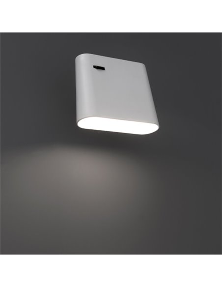 Aplique de pared moderno LED con pantalla orientable - Aurea - Faro