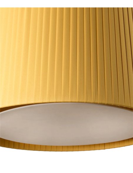 Lámpara colgante con tensor Samba – Faro – Pantalla textil, Ø 36 cm