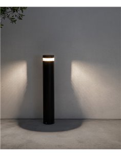 Lámpara baliza para exterior Bast – Faro – Lámpara de aluminio, LED SMD 3000K, 95 cm