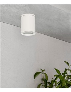 Lámpara plafón exterior disponible en dos colores Tasa - Faro