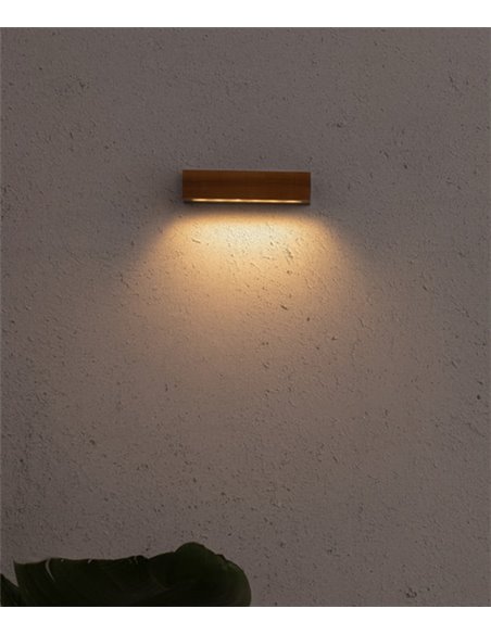 Aplique de exterior Lako – Faro – Lámpara LED 3000K, Aluminio, 22 cm