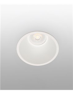 Lámpara empotrable de techo Fresh – Faro – Downlight de baño, IP44, Ø 9cm