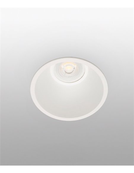 Lámpara empotrable de techo Fresh – Faro – Downlight de baño, IP44, Ø 9cm
