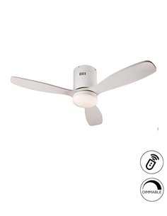 Ventilador de techo Mini Siroco – Schuller – Ventilador blanco, motor DC, 6 velocidades 2