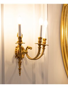 Lámpara de pared Singular Pieces – Mariner – Diseño clásico con 3 luces y pantallas 2