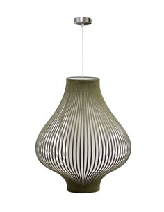 Lámpara colgante Onion - IDP Lampshades – Pantalla de terciopelo con difusor interior, 3 colores