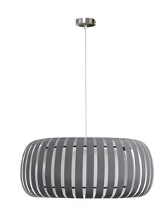 Lámpara colgante Bob - IDP Lampshades - Pantalla textil lisa en 2 colores, difusor interior 2