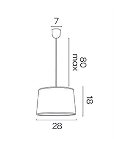 Lámpara colgante Galilée – IDP Lampshades - Lámpara infantil con pantalla textil mostaza Lámpara colgante Galilée – IDP Lampshades - Lámpara infantil con pantalla textil mostaza