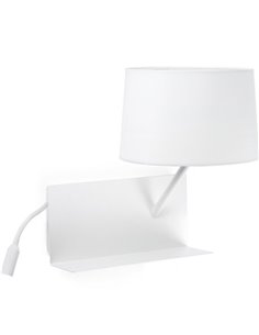 Aplique de pared Handy Derecha – Faro – Lámpara con bandejita y lector 2