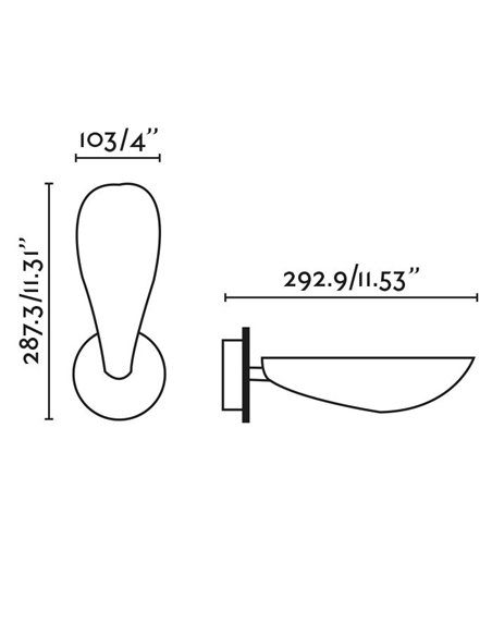 Aplique de pared Liggera – Faro – Lámpara moderna negra con pantalla orientable